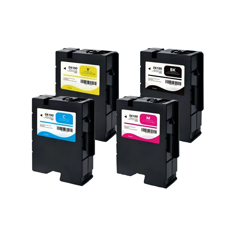 DE 100 Ink Cartridge For Fujifilm DE100 Fuji DE-100 DE 100 Printer With Dye Ink With One Time Use Chip 210ML
