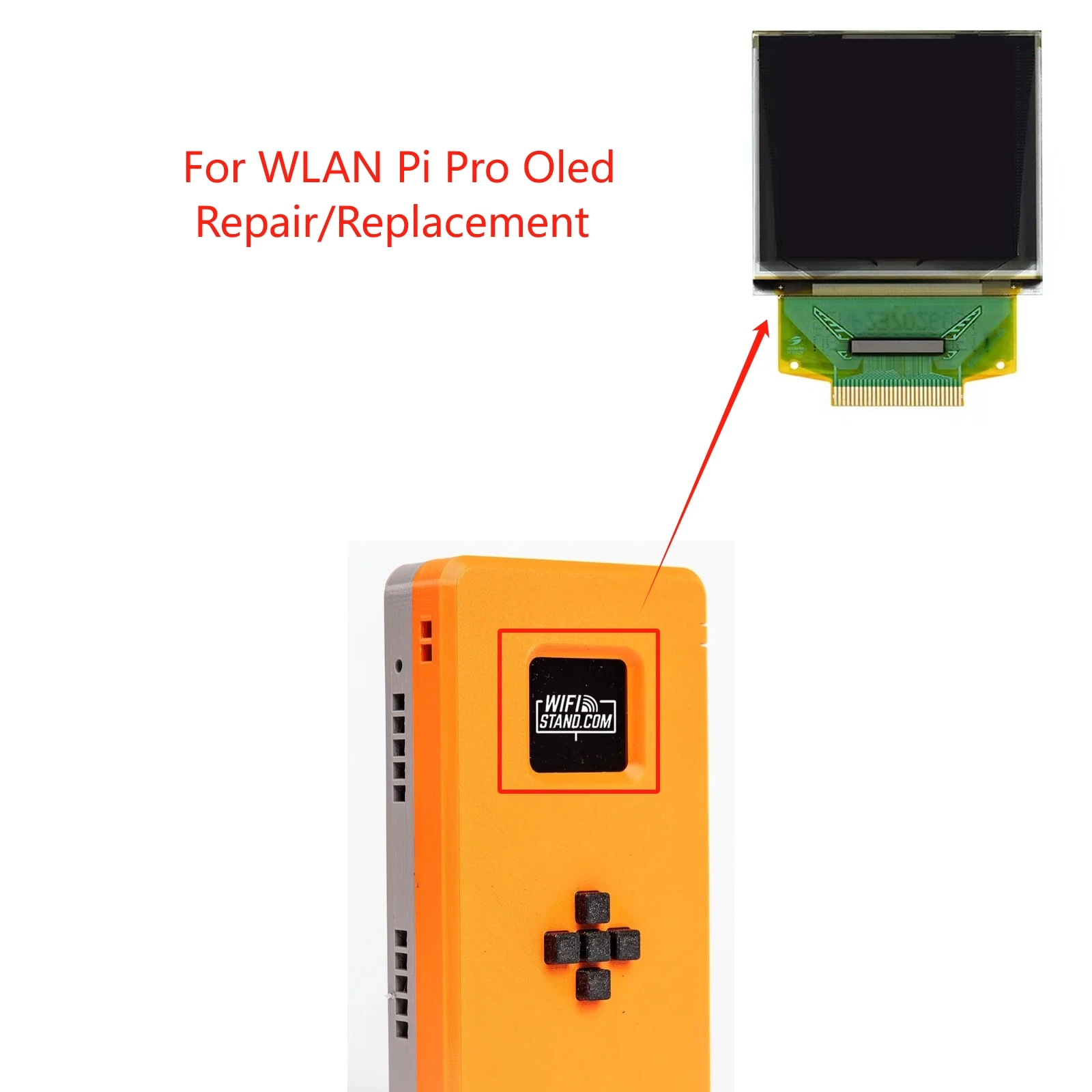 For WLAN Pi Pro OLED Screen Display Repair/Replacement Parts