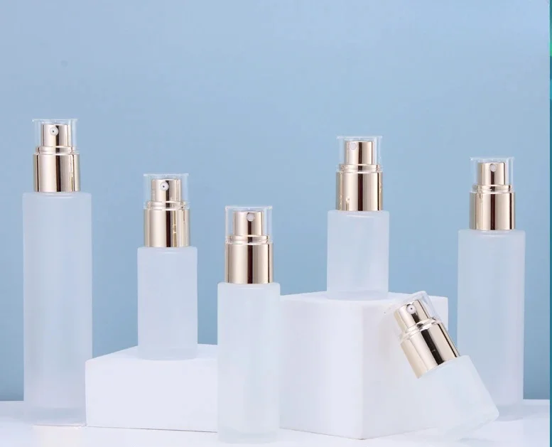 Crème de luxe en verre transparent conviviale ré, PP PŽ, Cosmétiques de gratitude HI, Afric20 ml, 30ml, 40ml, 60ml, 80ml, 100ml, 120ml