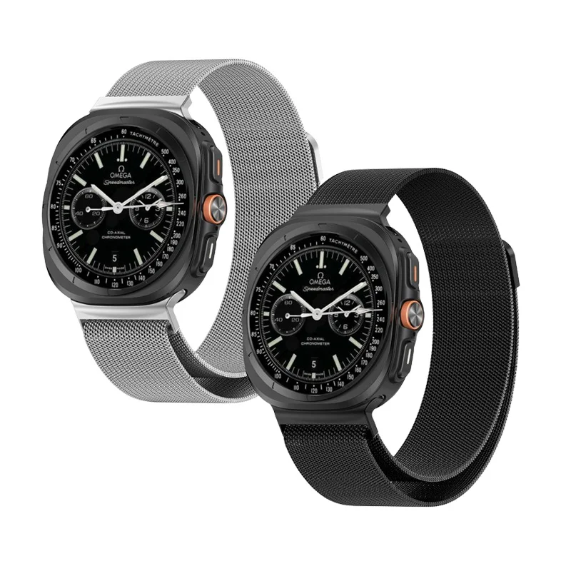 Story Link Galaxy Watch 7 Ultra Milanese Loop Strap 47mm GalaxyWatch7  GalaxyWatch7Ultra metal Strap Milanese band ojm