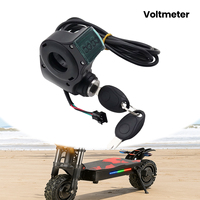 BOYUEDA LAOTIE YUME Quickwheel Halo Electric Scooter Digital Voltmeter with Lock 10-11inch Electric Scooter Ignition Key Power K