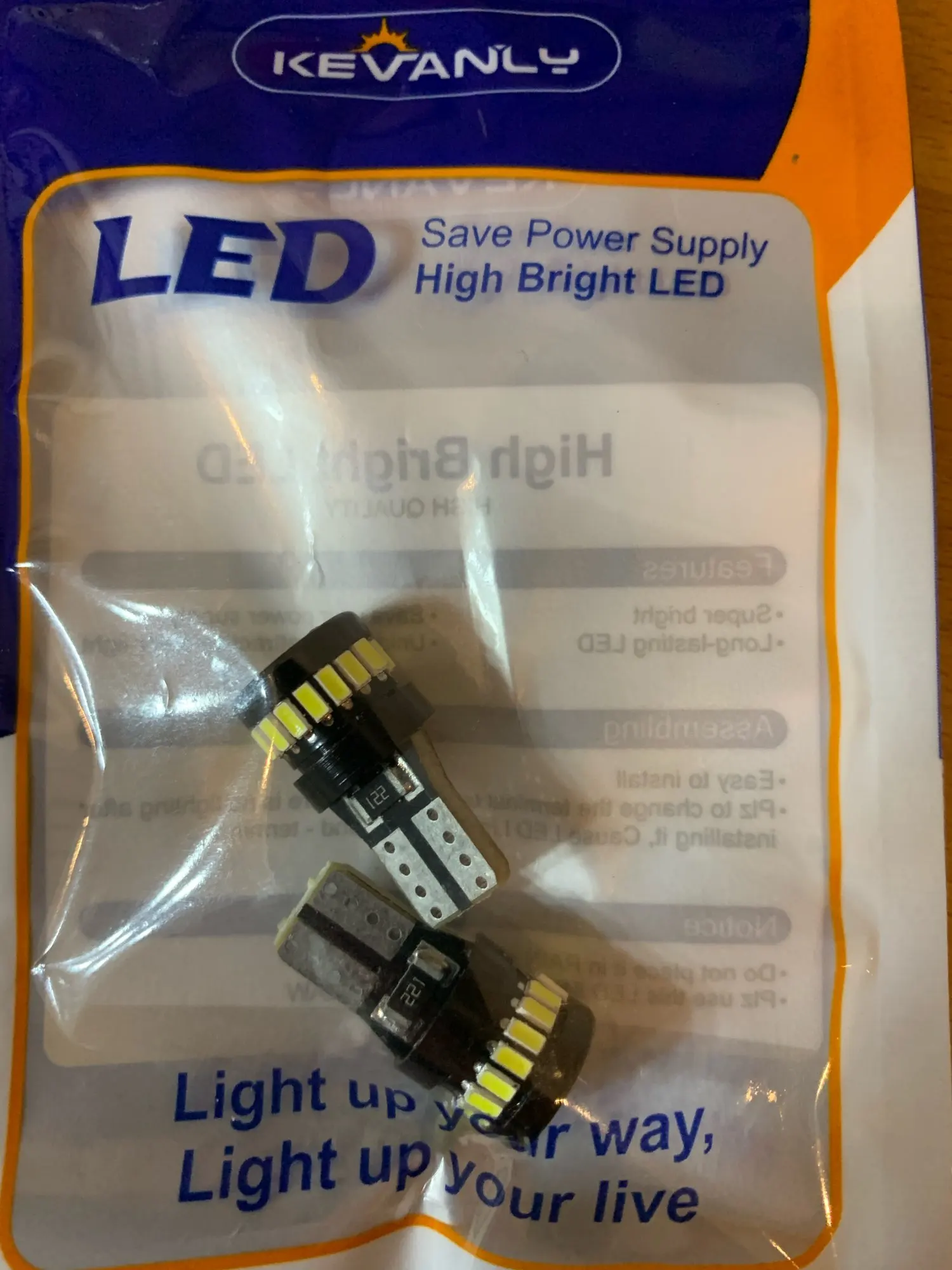 T10 W5W LED Bulbs photo review
