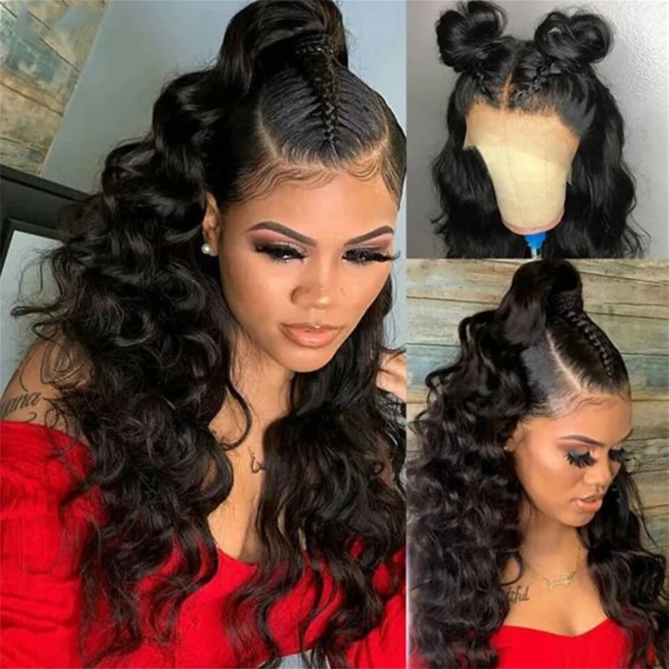 Peruvian Hair Bundles With Frontal Unprocessed Virgin Human Hair Closure and 3 4 Bundles Deal Loose Wave Bundles With Closure