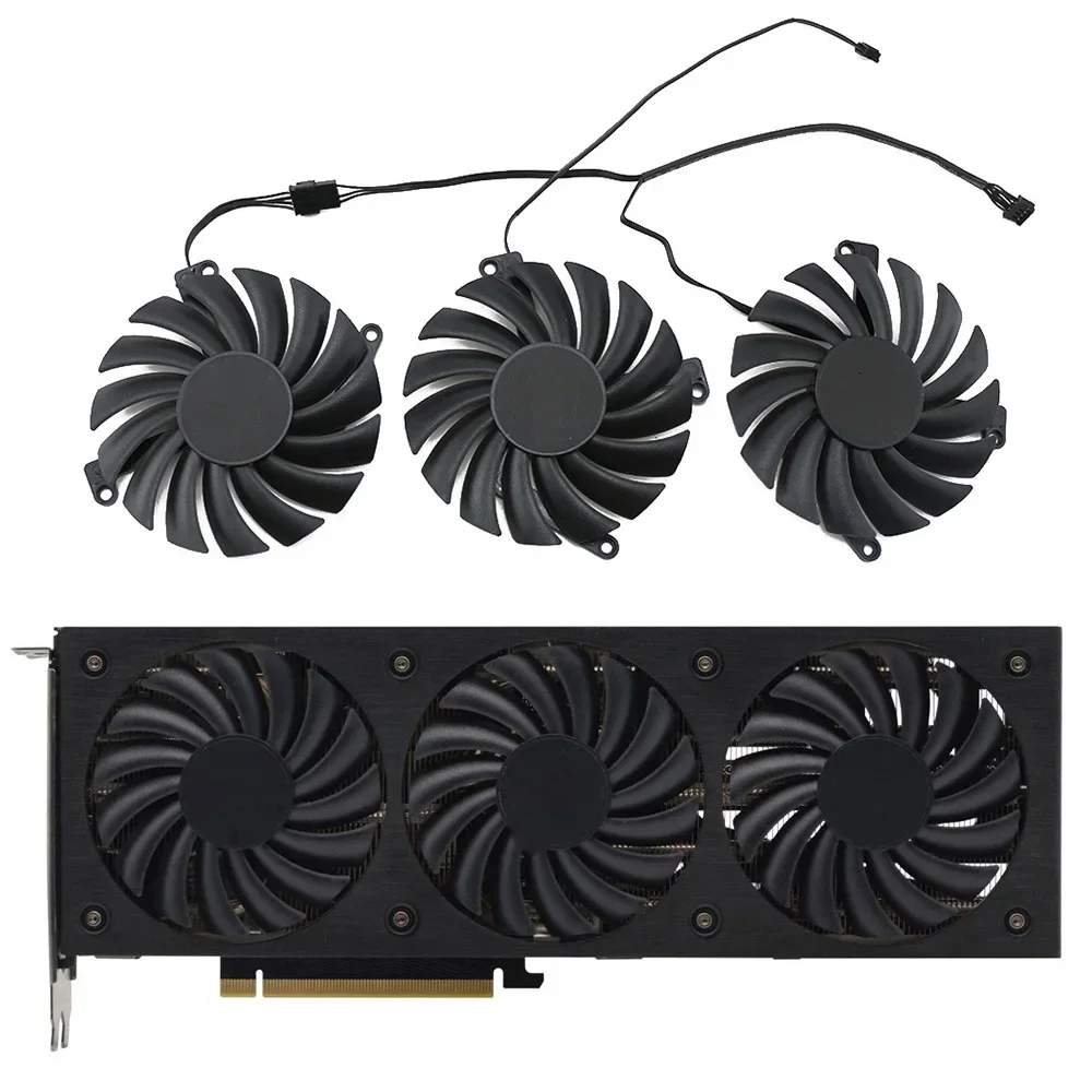 CF-12910S DC 12V 0.35A RTX3080 3070TI wentylator gpu dla Inno3D RTX 3080 3070 Ti X3 OC wentylator karty graficznej — zdjęcie produktu 7