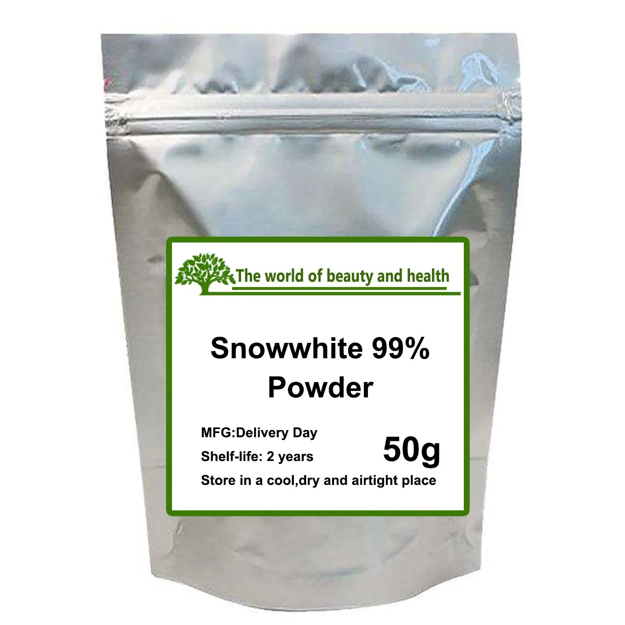 Popular Cosmetic Grade Skin Lightening Snow White Powder for Skin Whitening, 99% Purity