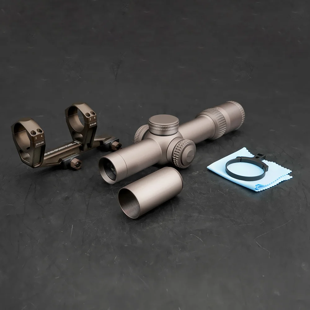 NONE Rz HD Gen III 1-10x24 FFP LPVO Rifle Scope Red EBR-9 mRad 3