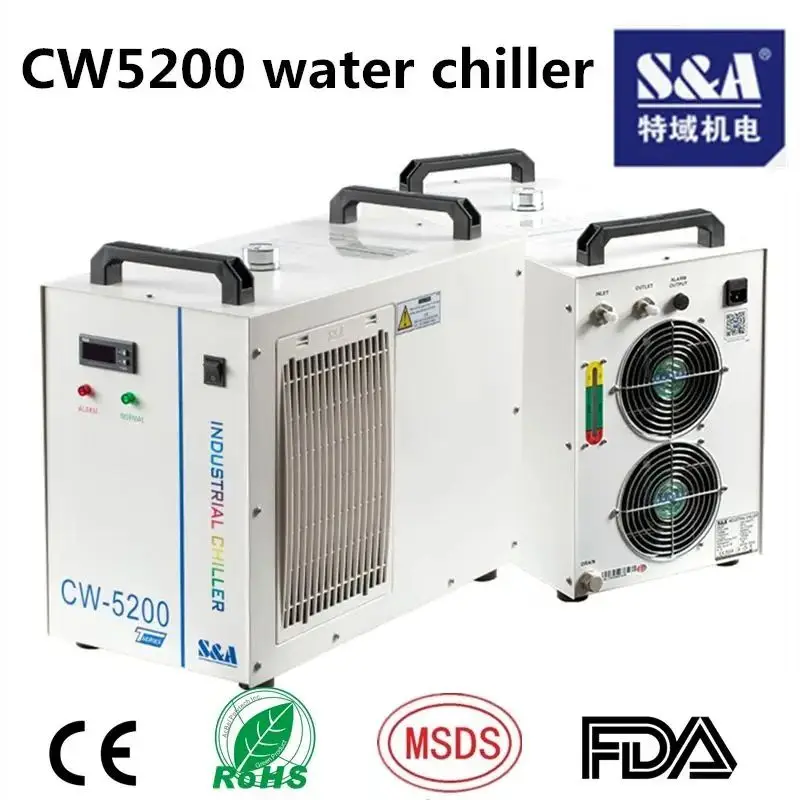 S&A CW3000 CW5000 CW5200 Water Chiller For 40w-180w Laser Cutting and Engraving Machine