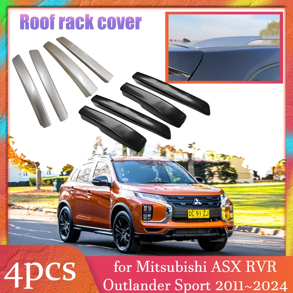 

Крышка багажника на крышу автомобиля для Mitsubishi ASX RVR Outlander Sport 2011 ~ 2024, черная накладка на багажник, накладка на багажник, аксессуары