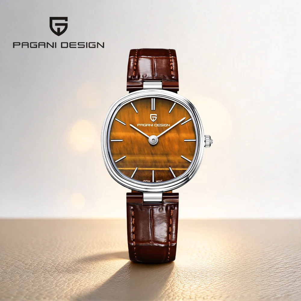 Pagani Design Women's Quartz Watches 2026 Top Fashion Women's Watch Sapphire Glass Waterproof Women's Watch Leather Strap Clock