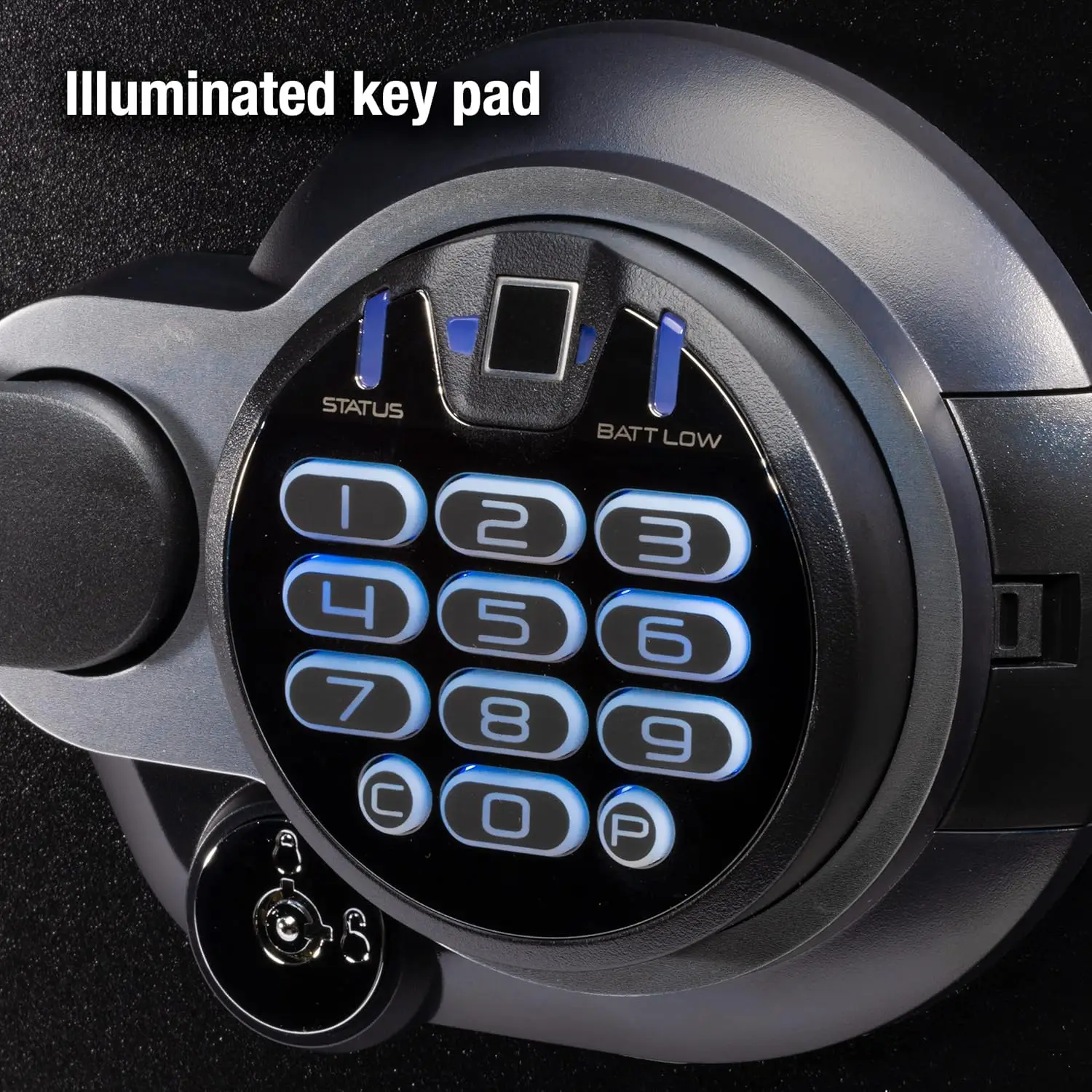 À prova de fogo e à prova d'água Home Safe with Biometric Fingerprint Lock, Key Lock, Keypad for Securing Money, Jewelry, Documents