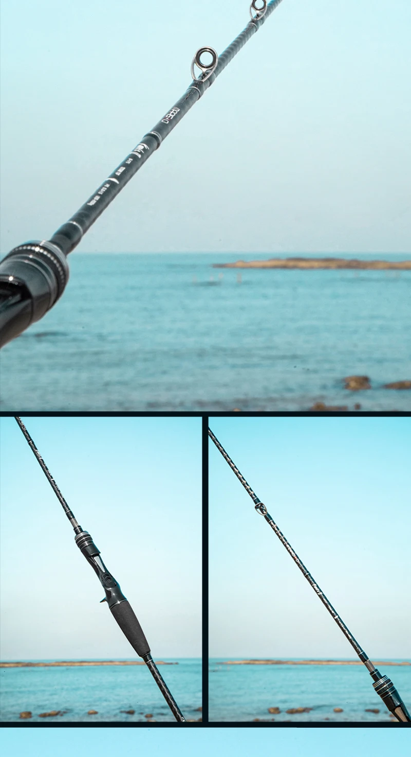 Angelrute für Tiefsee-Tintenfisch Titanspitze Marisoo Kante II – Detail 13