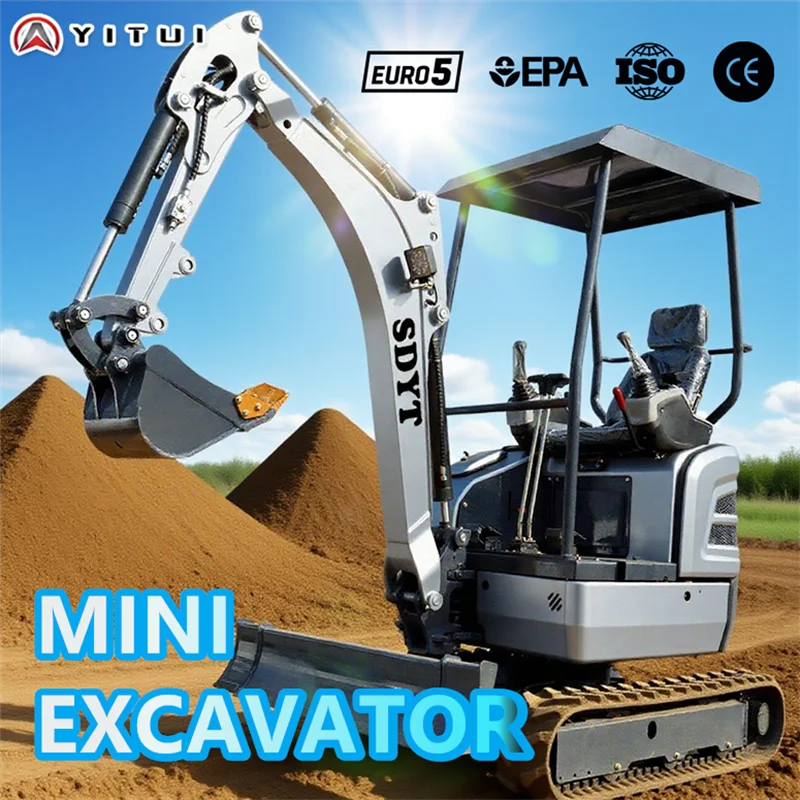 L'escavatore da 1,2 tonnellate è al prezzo di Epa Euro 5 e può essere personalizzato con una varietà di accessori