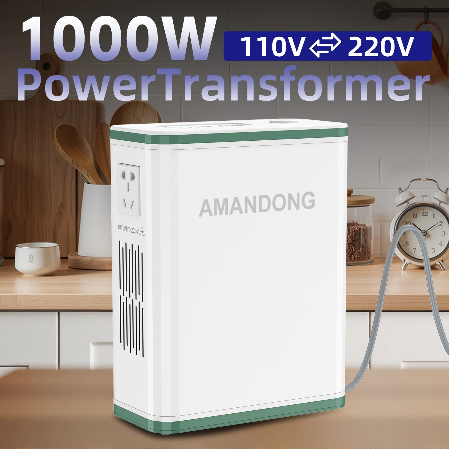 

Voltage converter 110v to 220v to 110v/100v power transformer small appliance 1000w power charging adapter transformer converter