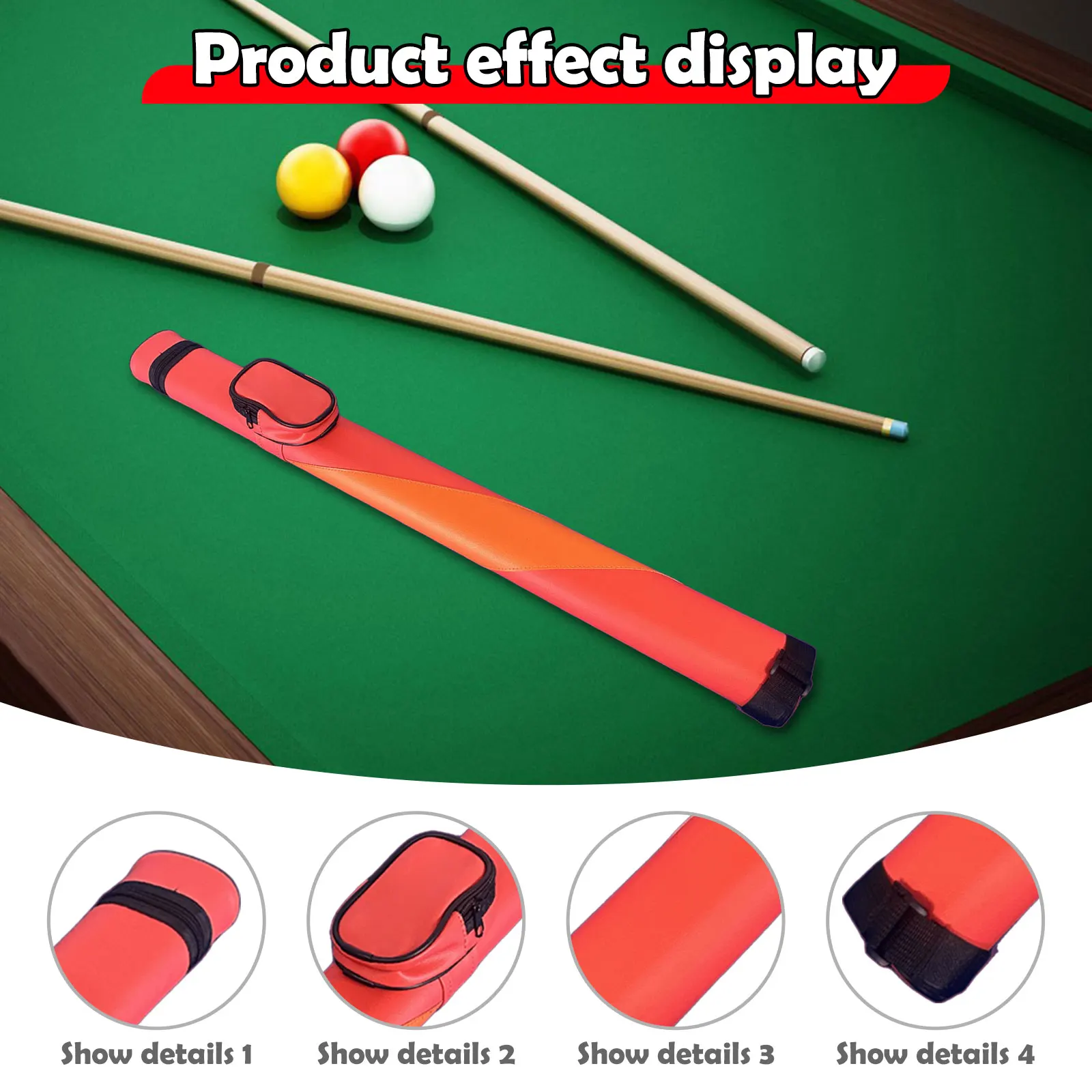 

Чехол для бильярдного кия Сумка для бильярдного кия с защитой от царапин Компактный Легко носить с собой Чехол для переноски бильярдного кия Защитный чехол