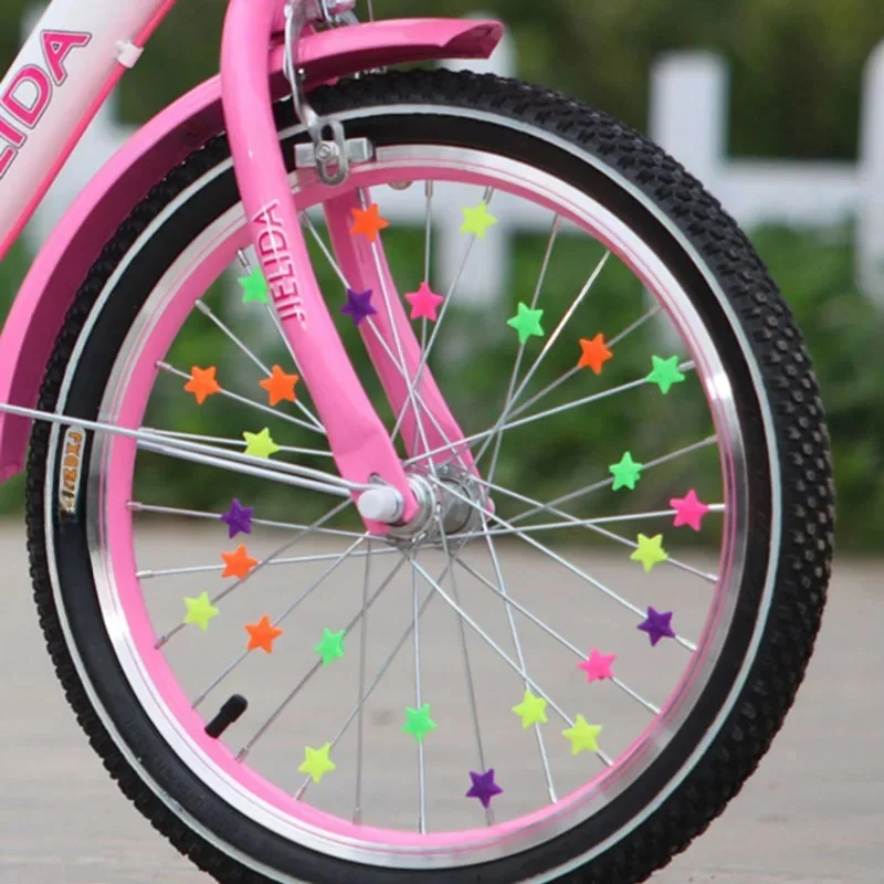AliExpress 36PCS Colorful Decorations Clips For Kids Bike Multi Color Plastic Bicycle Wheel Spoke Beads Children Kid Gifts Bike Accessories