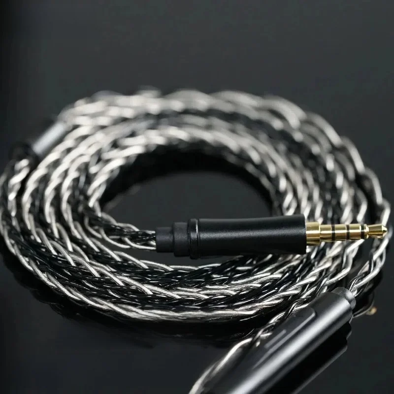 XINHS -113 Kabel do słuchawek z mikrofonem 3,5 mm 2-pinowy kabel audio do słuchawek HiFi — zdjęcie produktu 7