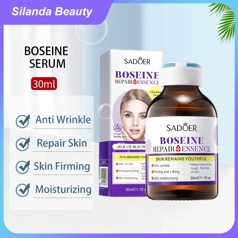 Silanda Beauty Boseine Serum Korean Skincare Anti Wrinkle Moisturizing Face Essence Skin Firming Repairing Facial Serum 30ml