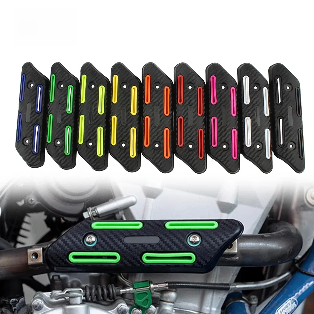 Protecteur d'isolation thermique d'échappement de moto, protection universelle Anti-brûlure, protection d'isolation thermique d'échappement