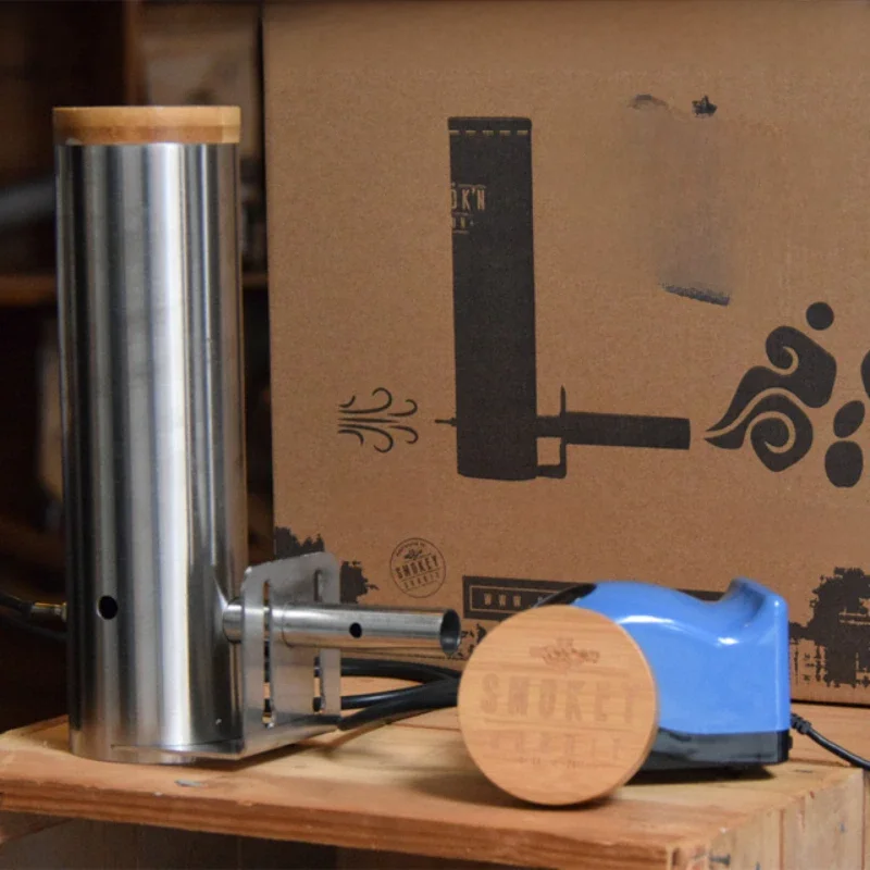 Générateur de fumée froide en acier inoxydable, taille L, barbecue pour fumer/aliments, viande, fumoir, accessoires Premium, machine à fumée pour gril