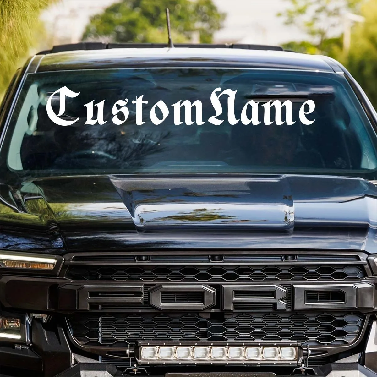 1 personalized customizable car text sticker, letter-themed vinyl sticker, irregular shape, matte finish