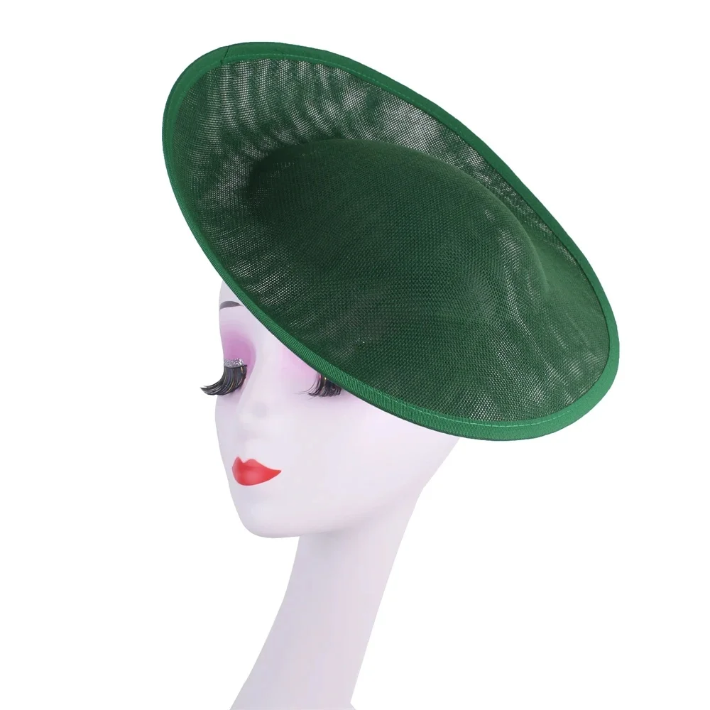 30CM okrągła podstawa fascynatora zrób czapkę millinery materiały tekstylne DIY akcesoria do włosów dla kobiet ślub fascynator kapelusz formalne wydarzenie — zdjęcie 2