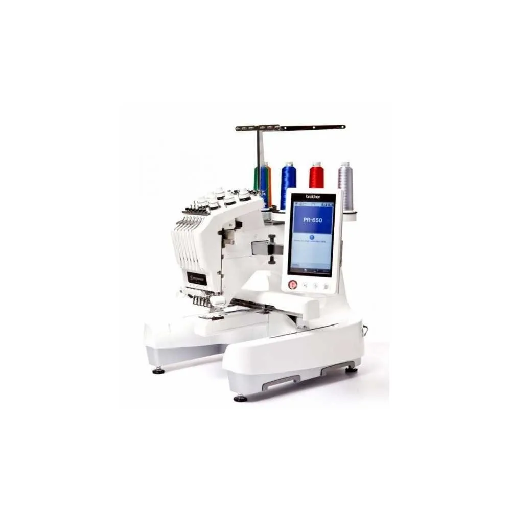 BRAND NEW commercial-grade 8-needle embroidery machine with automatic color change now available for sale.
