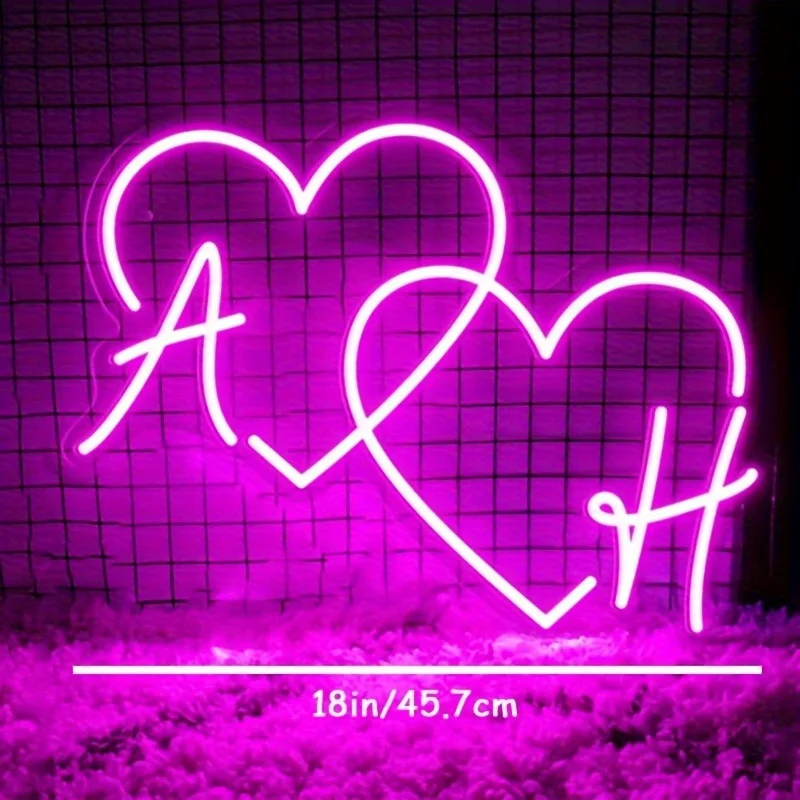 Custom LED Neon Signs, Door/Wall Hanging Neon for Proposal/Wedding/Home/Events/Rooms Decor, Wedding Decor, Gifts for Bride&Groom