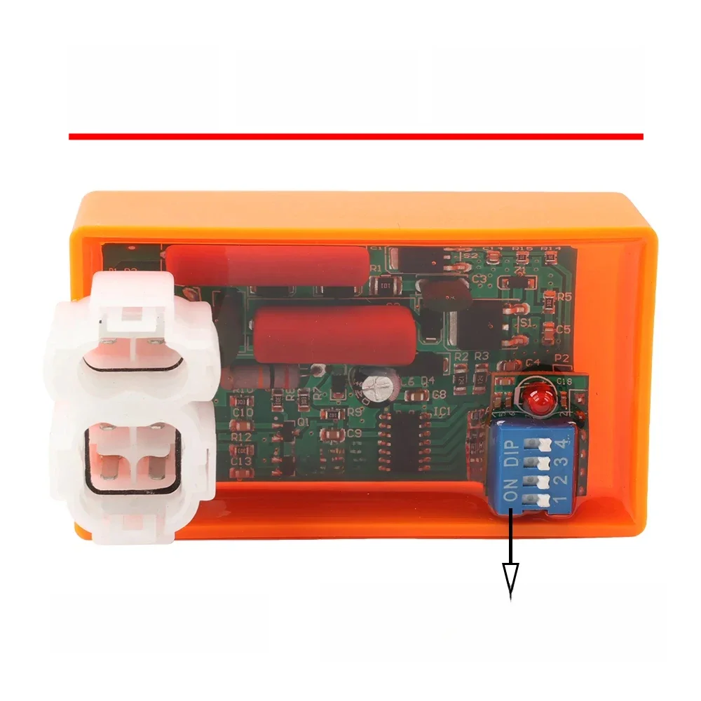 Limit de vitesse de l'unité de boîte CDI 4000 - 12000 tr/min AC 6 broches avec interrupteur DIP pour NX350 Kansas LASER 150 CG XLR XL 125 CG125 CRF 150 230 F