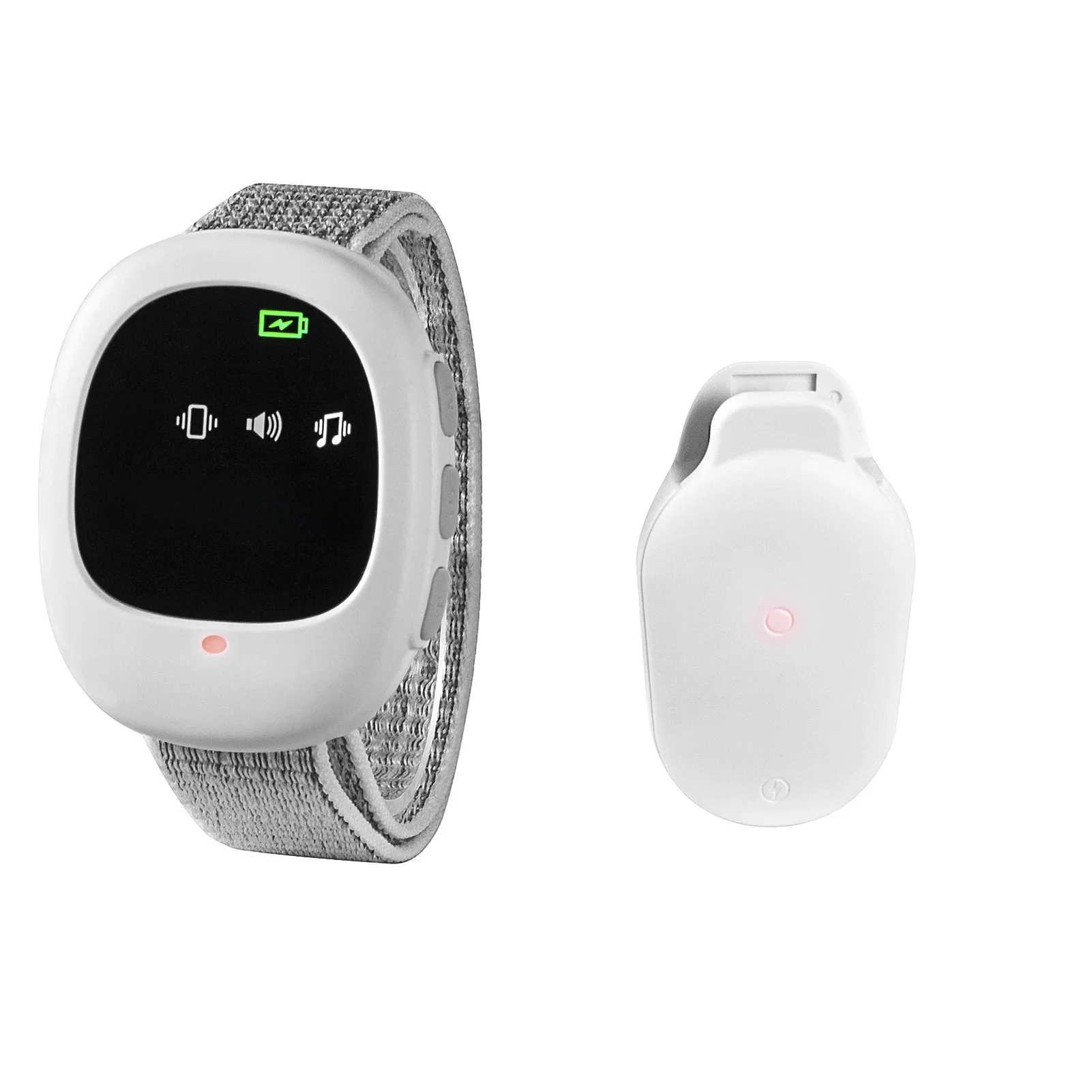 40M Wireless Bedwetting Alarm Adults Elder Potty Training Sensor Enuresis Bedwetting Alarm with Wristband for Kids Elder Care