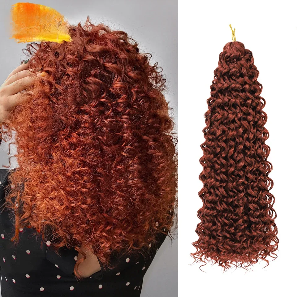 Ocean Wave Flechten synthetische Haar verlängerungen häkeln Zöpfe Afro Locken Ombre Mazo lockigen