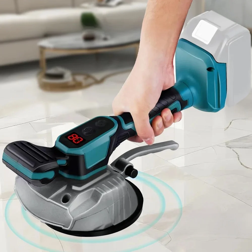 8 Speed Tegel Legmachine Tegel Trillingen Nivellering Machine Draadloze Tegel Installatie Tool voor Makita 18V Batterij - afbeelding 2