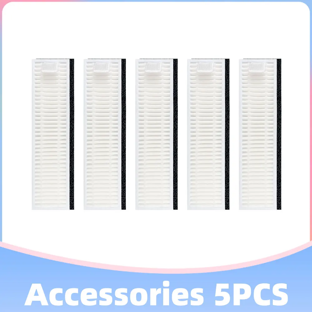 Ecovacs Debot 슬림 2 로봇 진공 청소기용 예비 사이드 브러시 걸레 천, 먼지 상자, 헤파 필터 부품 교체 액세서리