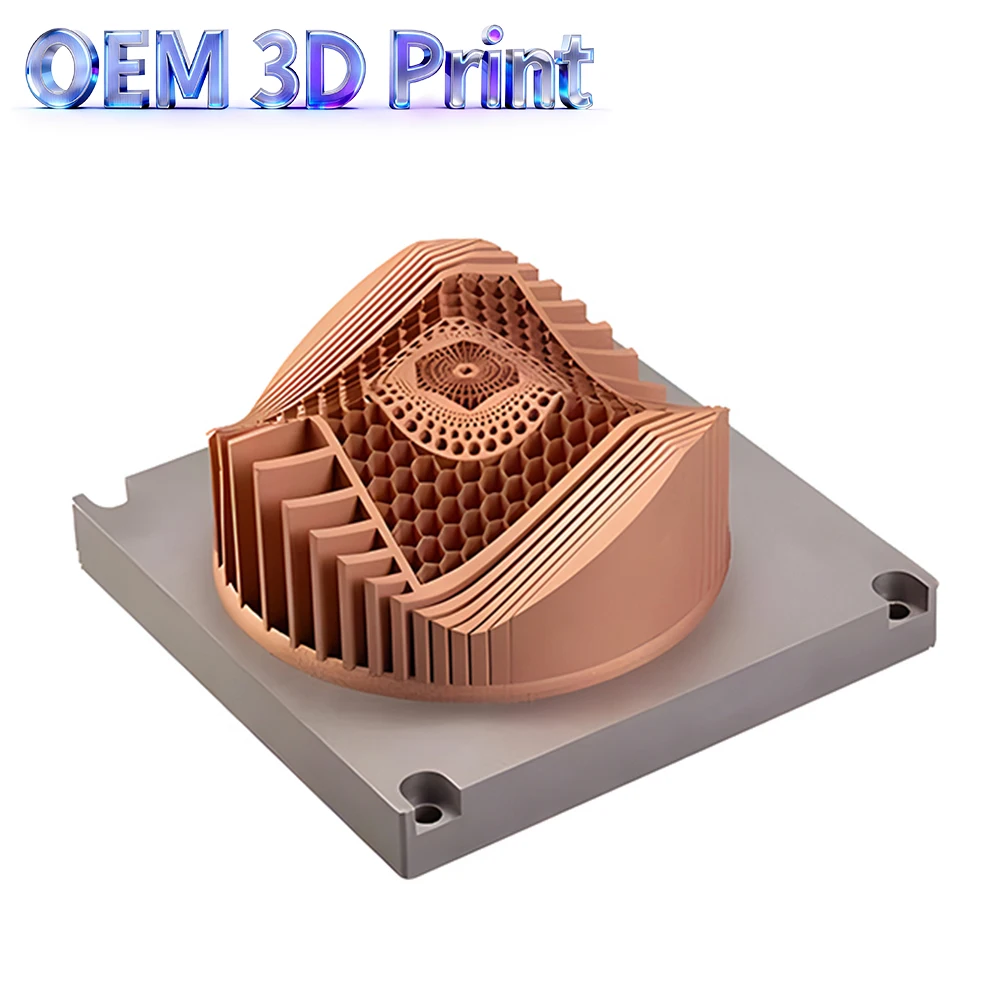 Custom SLM 3D printing services for medical industrial and automotive components titanium stainless steel and aluminum alloys