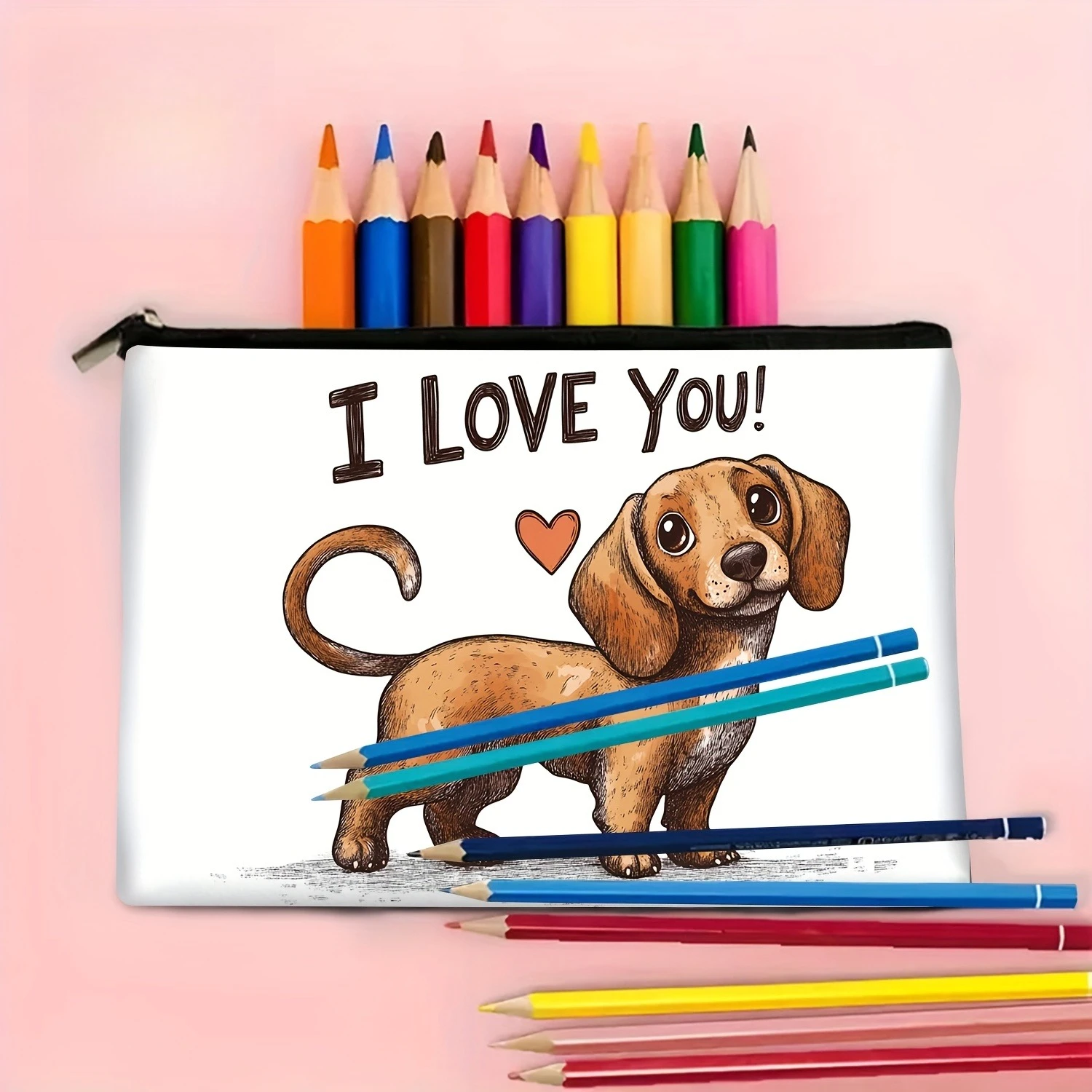1Pc Cute Dachshund Dog 