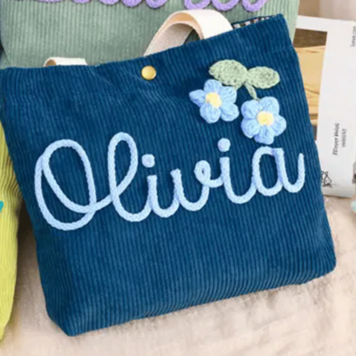 Personalized Name Handbag, Custom Tote Bag Gift