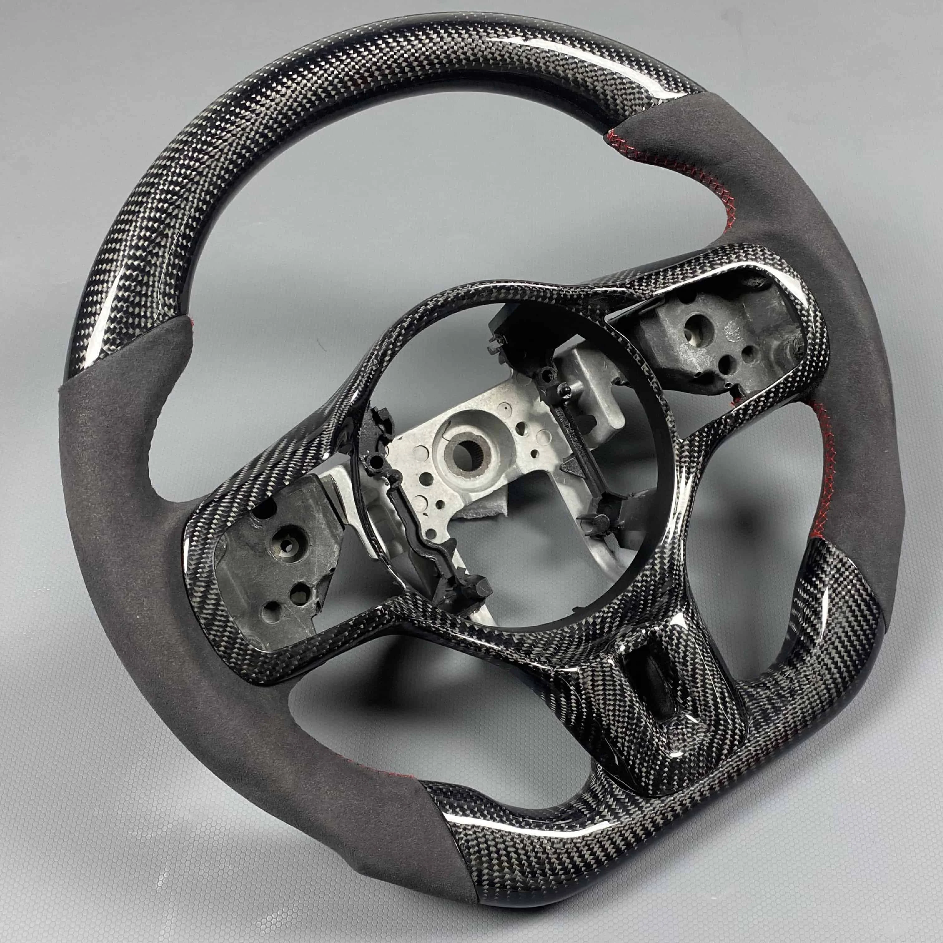 

Customized Carbon Fiber Steering Wheel For 2006 2008 2010 2011 2013 2015 Mitsubishi Lancer Evolution EVO 10