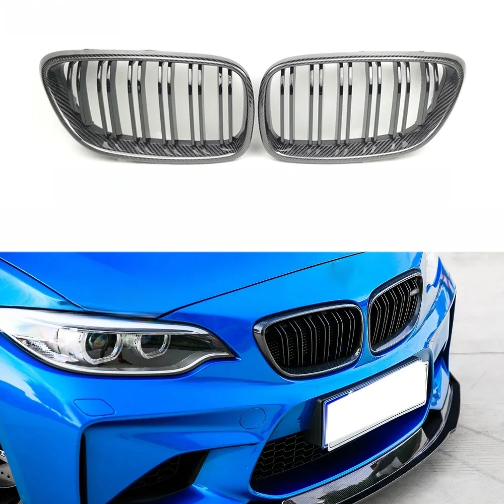 M2 F87 Pre-Lci F22 F23 Carbon Fiber Front Bumper Grill Für BMW 2er F22 F23 F87 M2 218i 220i 228i 230i M235i M240i 2014-2020