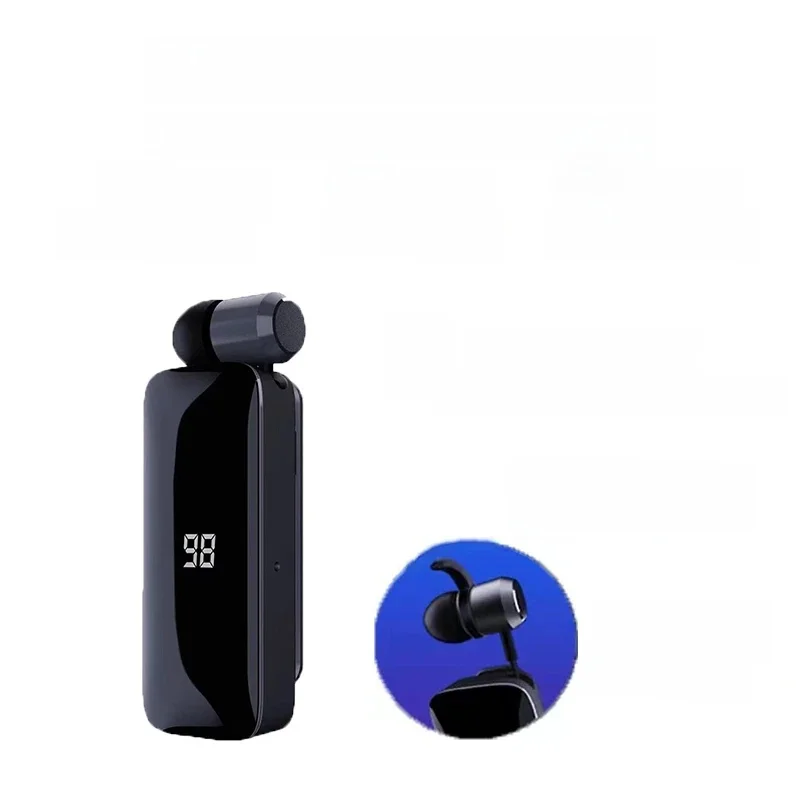 F906 Talk Time 40 Hours Bluetooth Headset BT5.3 Call Remind Vibration Sport Clip Driver Auriculares Earphone PK K55
