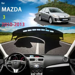 Dashboard Cover Pad Protective For Mazda 3 MK2 BL 2010 2011 2012 2013 Car Accessories Dash Board Carpet Sunshield