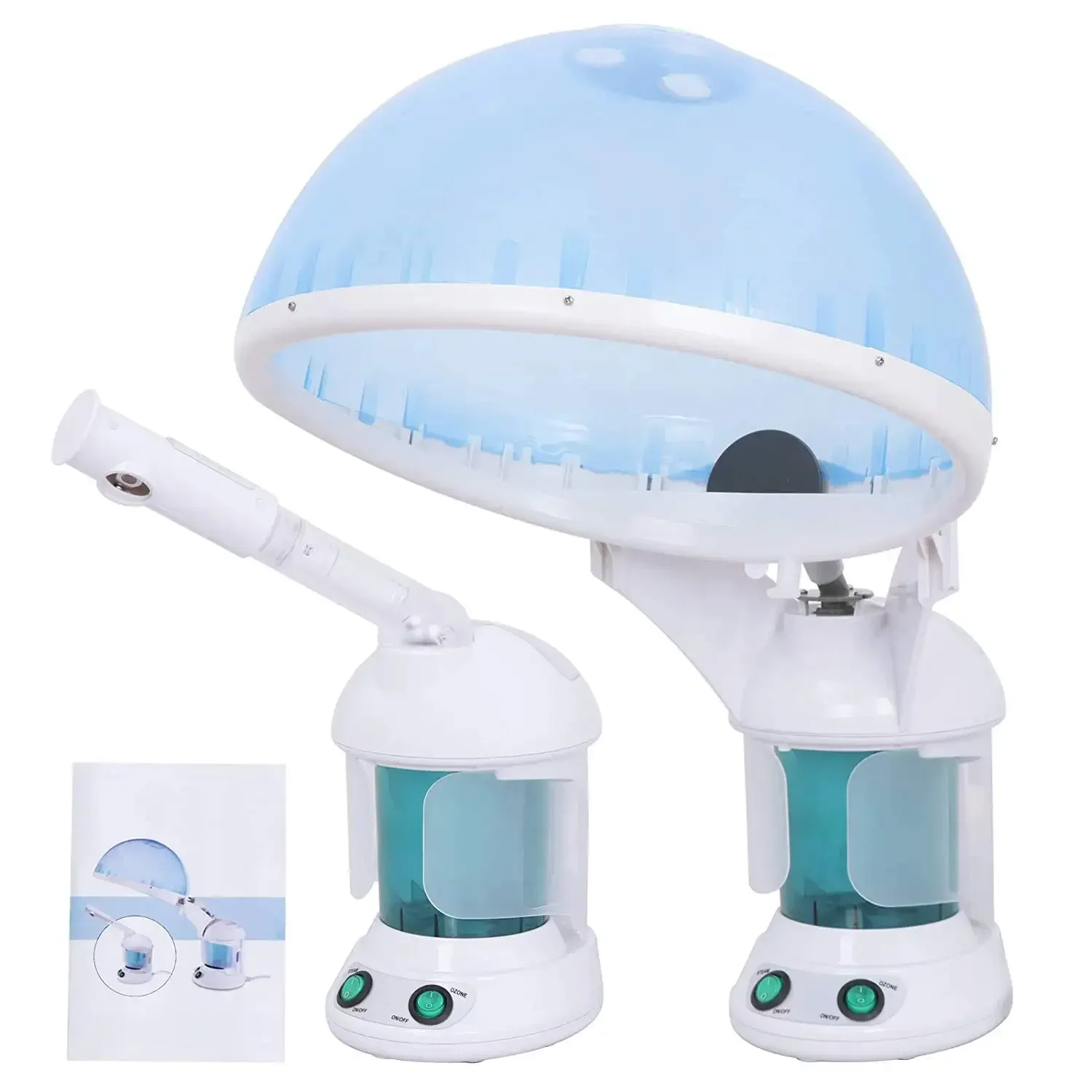 Przenośny nebulizator do pielęgnacji skóry 2 w1 twarz parowiec do oparów do włosów Nano Spray pary ozonowej — zdjęcie 2