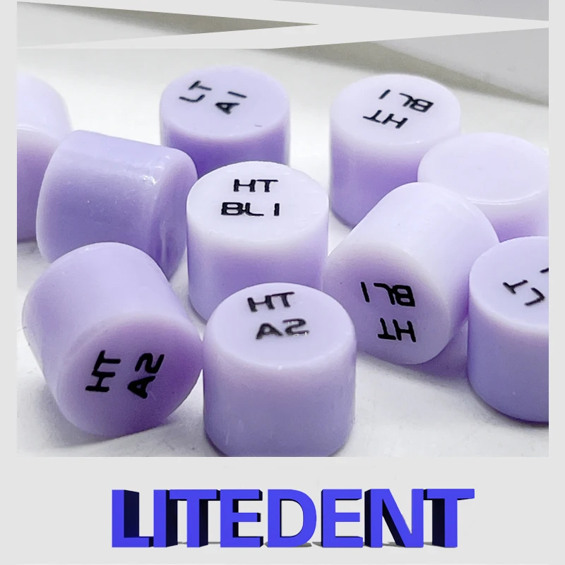 

LITE DENT 5 штук, слитки из стекла, керамические, IPS, стоматологические, Cerec, слитки для лаборатории, стоматологические, зеркальные, Emax, прессованные слитки для стоматологической лаборатории