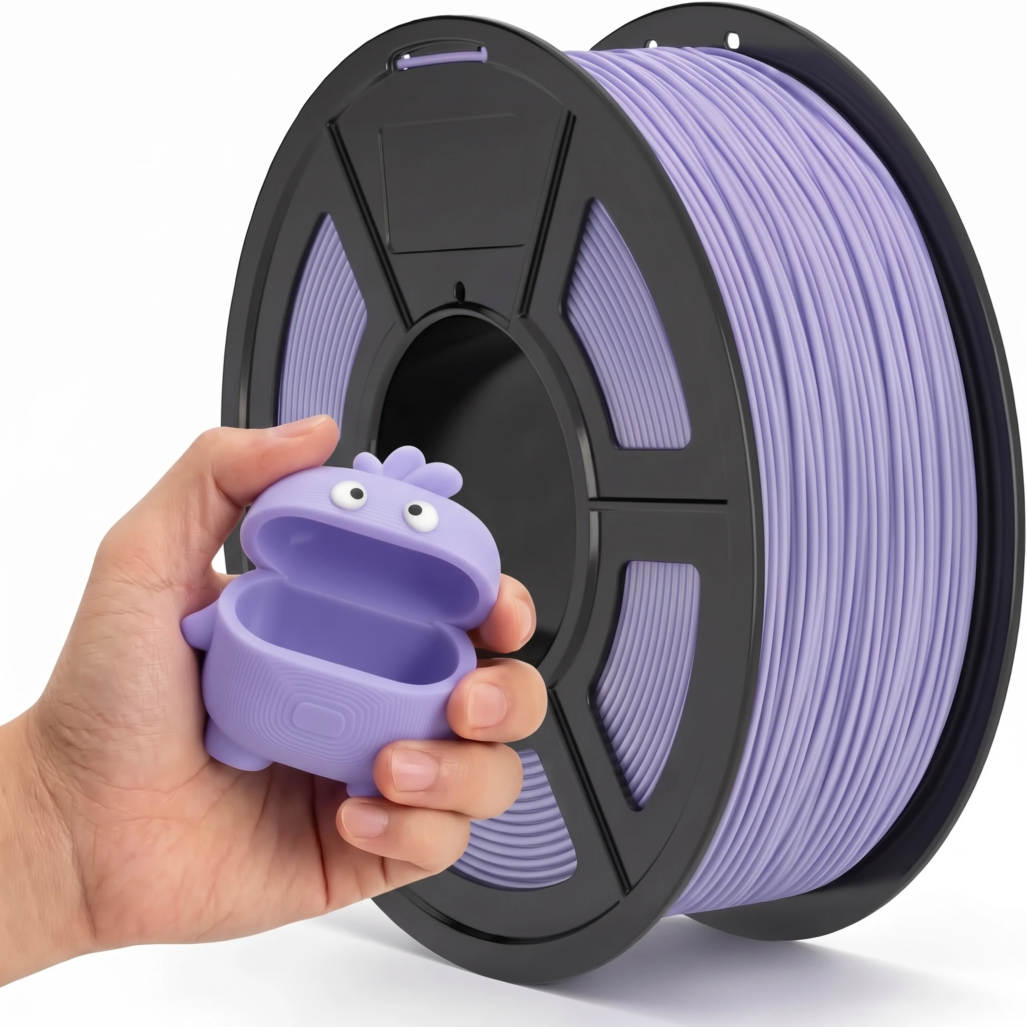 Matte Flexible TPU Filament 1.75mm for 3D Printer High Elasticity Abrasion Resistance Shore Hardness 95A 250g Roll