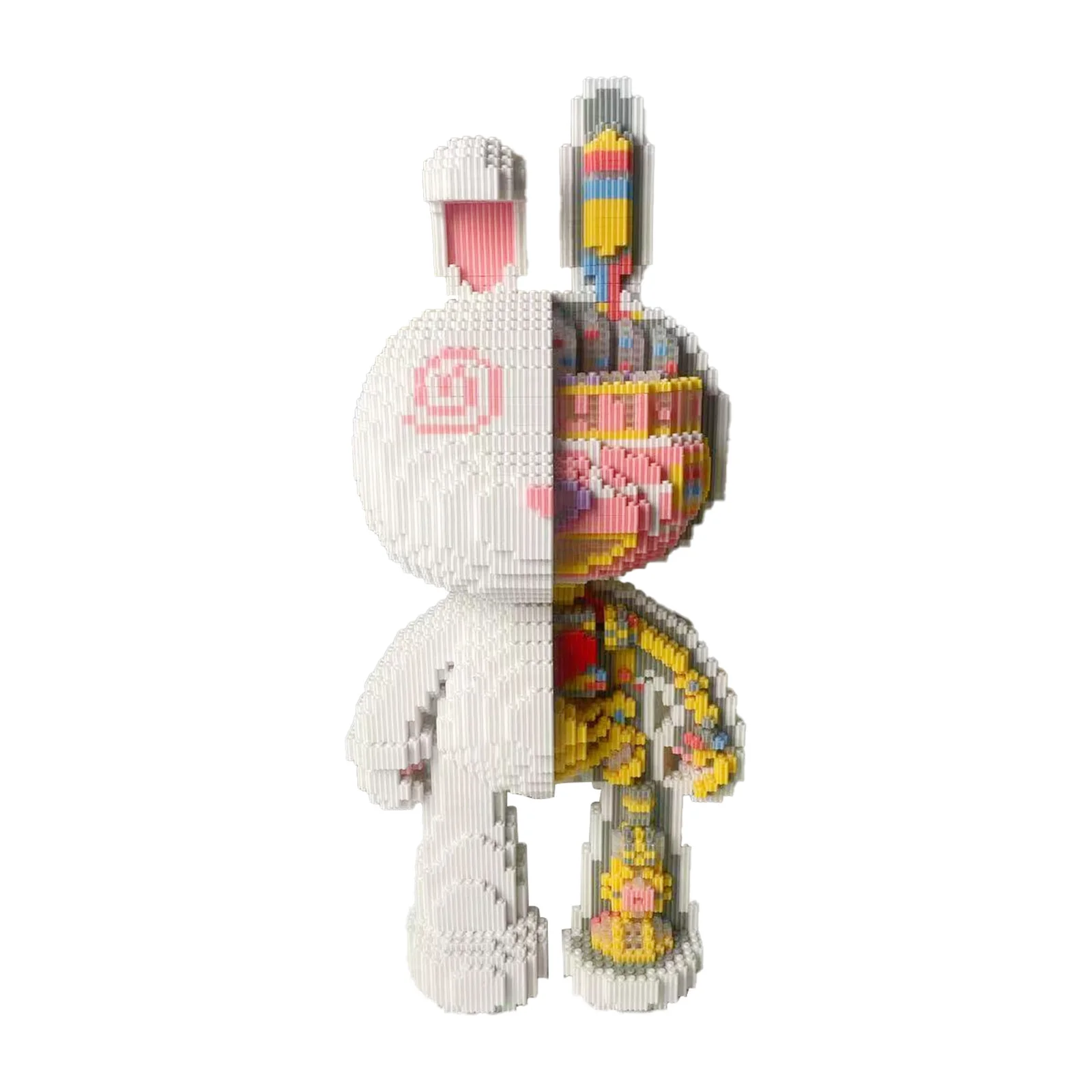 

Mechanical Half-Open Bunny, yaoyaoplay Building Block Toy, Birthday Gift, Educational, Boys Girls Decor, Cool Brick Gift