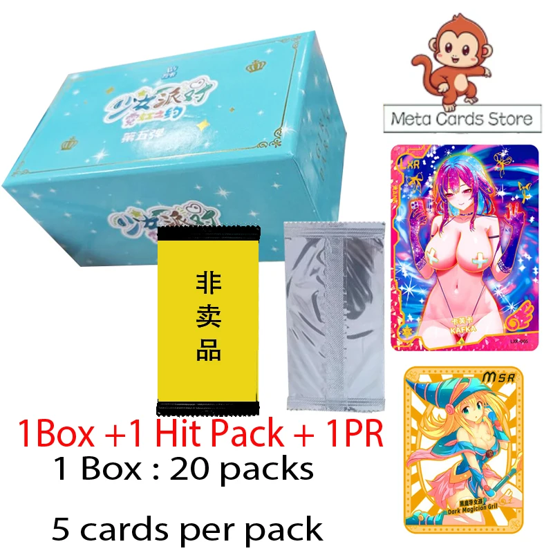 Maiden Party 5 Newest Goddess Card  Hobby Collectible Waifu Card SSP SSR Rare Card Numbered Cards Gift Party Booster Box Gifts