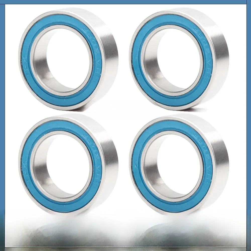 AliExpress FUSHI 4Pcs 3802-2RS MAX Bearing 15*24*7 mm Double Row Full Balls Bicycle Suspension Pivot Repair Parts 3802 2RS Ball Bearings