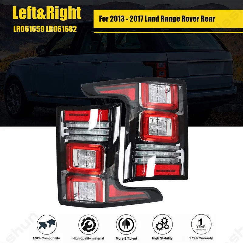 Rear Brake Lights LED Taillight For Land Rover Range Rover HSE Vogue L405 2013 2014 2015 2016 2017 Reverse Tail Light Assembly