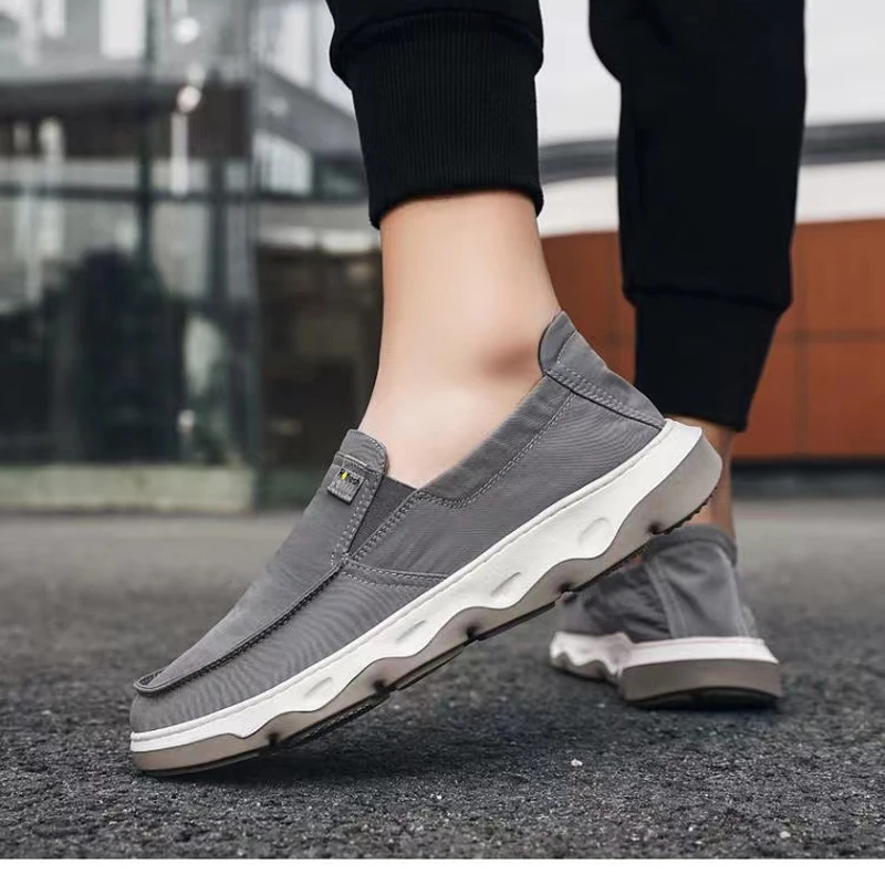 Men's Running Shoes Air Cushion Men's Spring and Autumn New Trendy Breathable Soft Bottom Men's Casual Sneaker