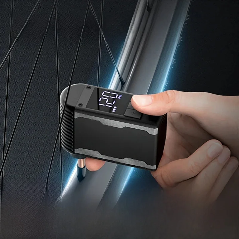 AliExpress CYCLAMI A2S 120 PSI Mini Electric Pump Portable Bicycle Cordless Air Inflator Presta Schrader Valve FV AV Cycling MTB Road Bike