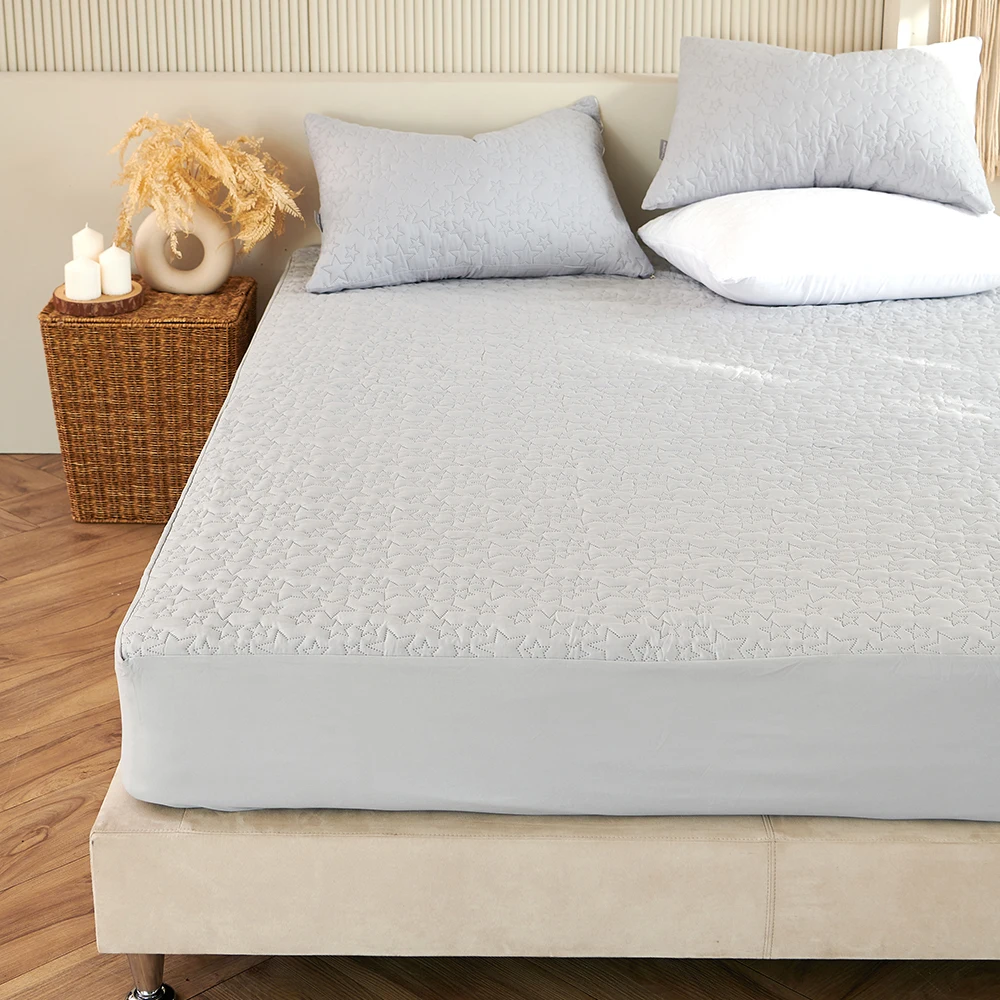 غطاء مرتبة مبطن مريح للفصول الأربعة من Desinew مضاد للبكتيريا مقاس S، Ss، Q 6 ألوان #3