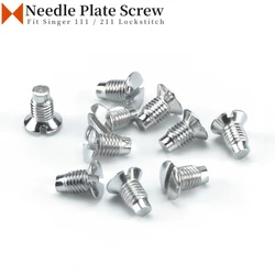 10PCS #000691 Needle Plate Screw Fit Singer 111G, 111W, 211G, 211W, 211U, 112G,112W, 212G, 212W, 212U, 253, 256 Sewing Machine